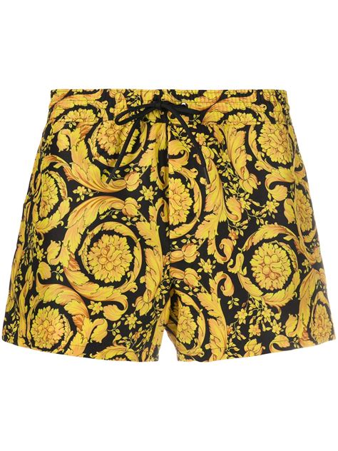 farfetch versace swim shorts.